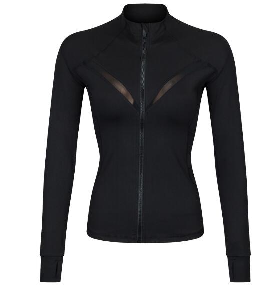 Women Running Jacket  Long Sleeve Gym Training Fitness Shirts  Sport Coats  Yoga Shirt Top Sweatshirt Ladies
