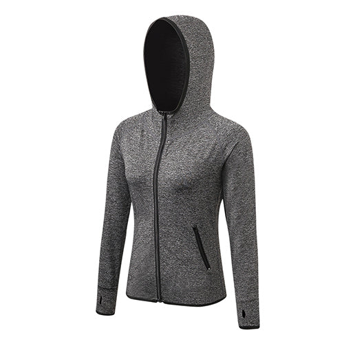 Sport Jacket Women Autumn Hoodie Zipper sportswear windbreaker Yoga Shirt Running Coats Gym Breathable Fitness Workout Jackets