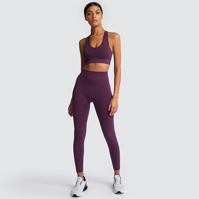 Women Yoga Sets Breathable Solid Vest +Leggings Pants Fitness Running Clothes Sexy Gym Top Sportswear Tights Tracksuit,ZF221