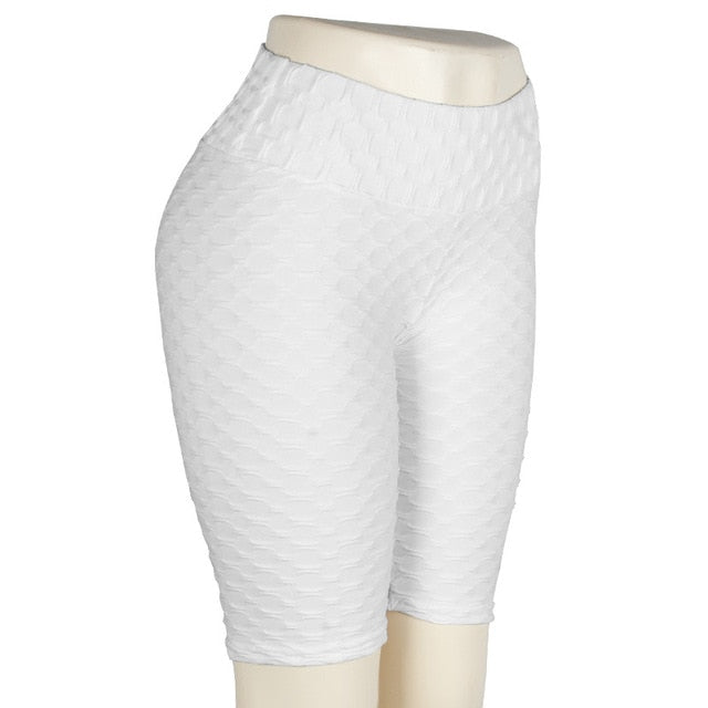 Mallas deportivas de cintura alta para mujer, mallas Push Up de moda de Color sólido, mallas para culturismo, pantalones para mujer