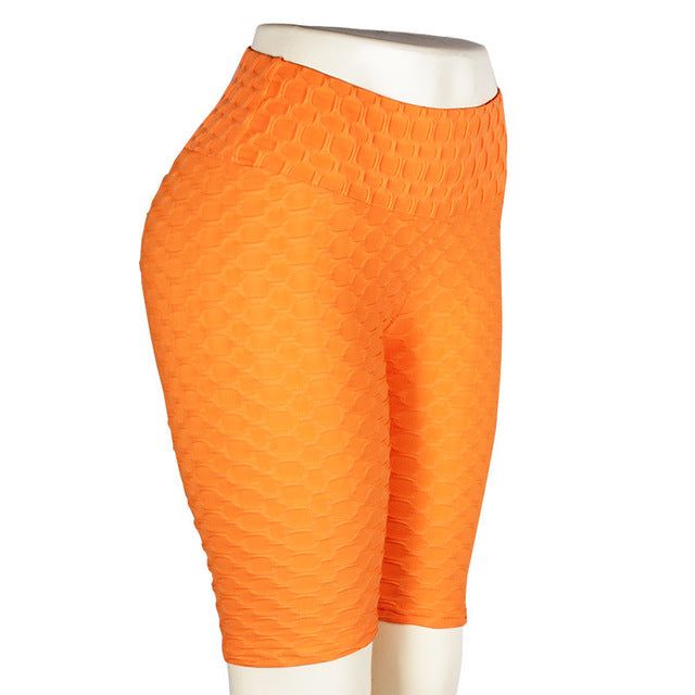 Mallas deportivas de cintura alta para mujer, mallas Push Up de moda de Color sólido, mallas para culturismo, pantalones para mujer