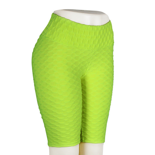 Mallas deportivas de cintura alta para mujer, mallas Push Up de moda de Color sólido, mallas para culturismo, pantalones para mujer